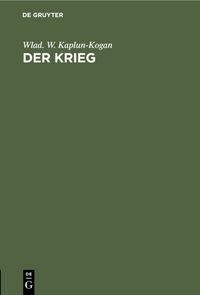 Buch Cover Der Krieg