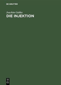 Buch Cover Die Injektion