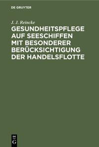 Buch Cover Gesundheitspflege auf Seeschiffen mit besonderer Berücksichtigung der Handelsflotte