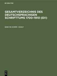 Buch Cover Schrim - Schult