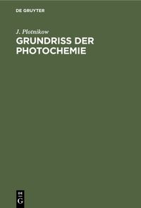 Buch Cover Grundriss der Photochemie