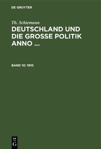 Buch Cover 1910