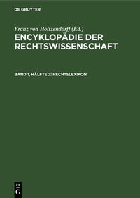 Buch Cover Rechtslexikon