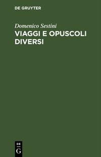 Buch Cover Viaggi e opuscoli diversi