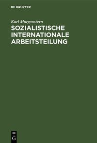 Buch Cover Sozialistische internationale Arbeitsteilung