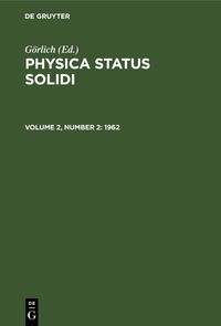 Buch Cover 1962