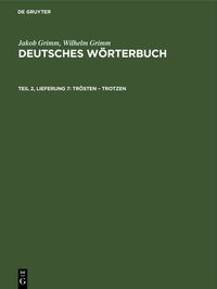 Buch Cover Trösten – Trotzen