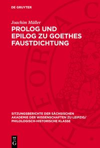 Buch Cover Prolog und Epilog zu Goethes Faustdichtung