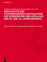 Buch Cover 21h Rektaszension, Lieferung 1: 0m–25m59s