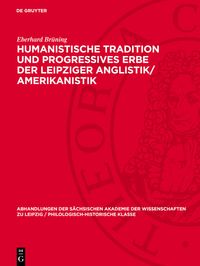 Buch Cover Humanistische Tradition und Progressives Erbe der Leipziger Anglistik/Amerikanistik