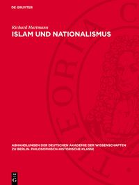 Buch Cover Islam und Nationalismus