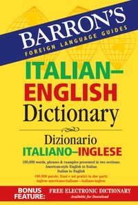 Buch Cover PONS Barron's Italian-English Dictionary