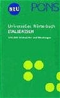 Buch Cover PONS Universelles Wörterbuch Italienisch