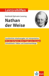 Buch Cover Klett Lektürehilfen Gotthold Ephraim Lessing, Nathan der Weise