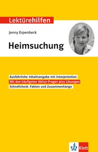 Buch Cover Klett Lektürehilfen Jenny Erpenbeck, Heimsuchung