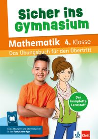 Buch Cover Klett Sicher ins Gymnasium Mathematik 4. Klasse