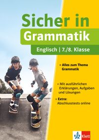Buch Cover Klett Sicher in Englisch Grammatik 7./8. Klasse