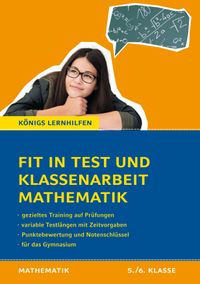 Buch Cover Fit in Test und Klassenarbeit – Mathematik 5./6. Klasse Gymnasium