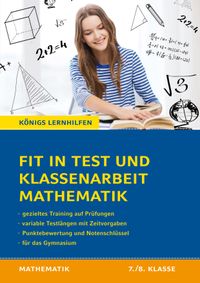Buch Cover Fit in Test und Klassenarbeit – Mathematik 7./8. Klasse Gymnasium