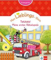 Buch Cover Klett Mein Lieblings-Block Tatütata! Meine ersten Rätselspiele