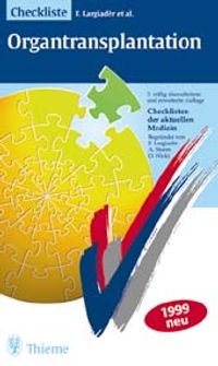 Buch Cover Checkliste Organtransplantation
