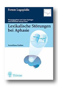 Buch Cover Lexikalische Störungen bei Aphasie