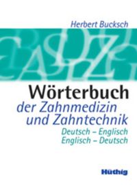 Buch Cover Wörterbuch der Zahnmedizin und Zahntechnik