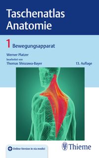 Buch Cover Taschenatlas Anatomie, Band 1: Bewegungsapparat