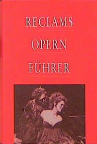 Buch Cover Reclams Opernführer