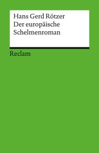 Buch Cover Der europäische Schelmenroman