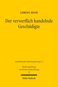 Buch Cover Der verwerflich handelnde Geschädigte