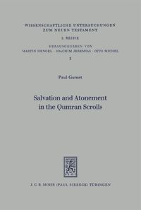 Buch Cover Salvation and Atonement in the Qumran Scrolls
