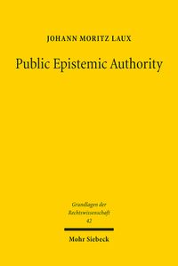 Buch Cover Public Epistemic Authority