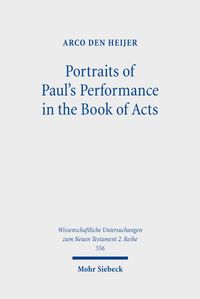 Buch Cover Portraits of Paul's Performance in the Book of Acts