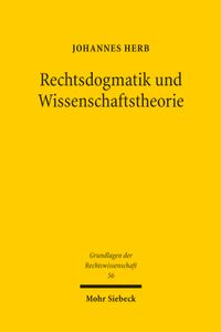Buch Cover Rechtsdogmatik und Wissenschaftstheorie