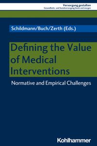 Buch Cover Defining the Value of Medical Interventions