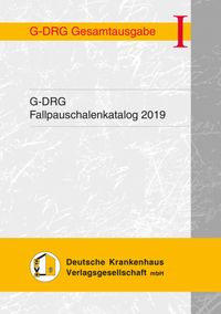 Buch Cover G-DRG Fallpauschalenkatalog 2019