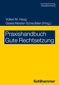 Buch Cover Praxishandbuch Gute Rechtsetzung