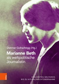 Buch Cover Marianne Beth als weltpolitische Journalistin