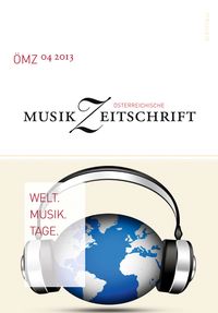 Buch Cover Österreichische Musikzeitschrift / Welt.Musik.Tage