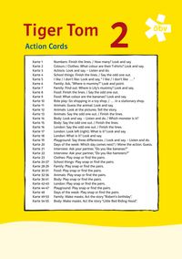 Buch Cover Tiger Tom 2, Action Cards