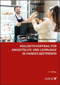 Buch Cover Kollektivvertrag für Angestellte und Lehrlinge in Handelsbetrieben