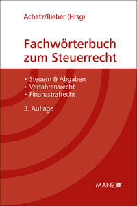 Buch Cover Fachwörterbuch zum Steuerrecht
