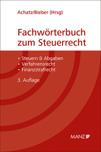 Buch Cover Fachwörterbuch zum Steuerrecht