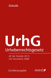 Buch Cover UrhG - Urheberrechtsgesetz