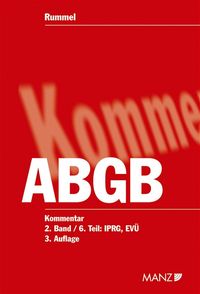 Buch Cover Kommentar zum Allgemeinen bürgerlichen Gesetzbuch. Mit EheG, KSchG,...
