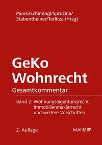 Buch Cover GeKo Wohnrecht Gesamtkommentar Band 2 Wohnungseigentumsgesetz