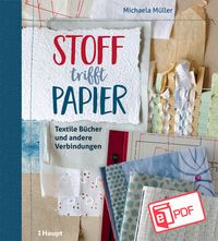 Buch Cover Stoff trifft Papier