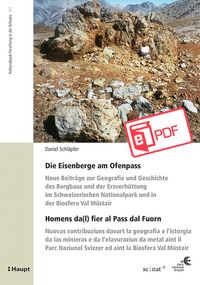 Buch Cover Die Eisenberge am Ofenpass - Homens da(l) fier al Pass dal Fuorn