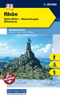 Buch Cover Rhön, Hohe Rhön, Wasserkuppe, Milseburg
